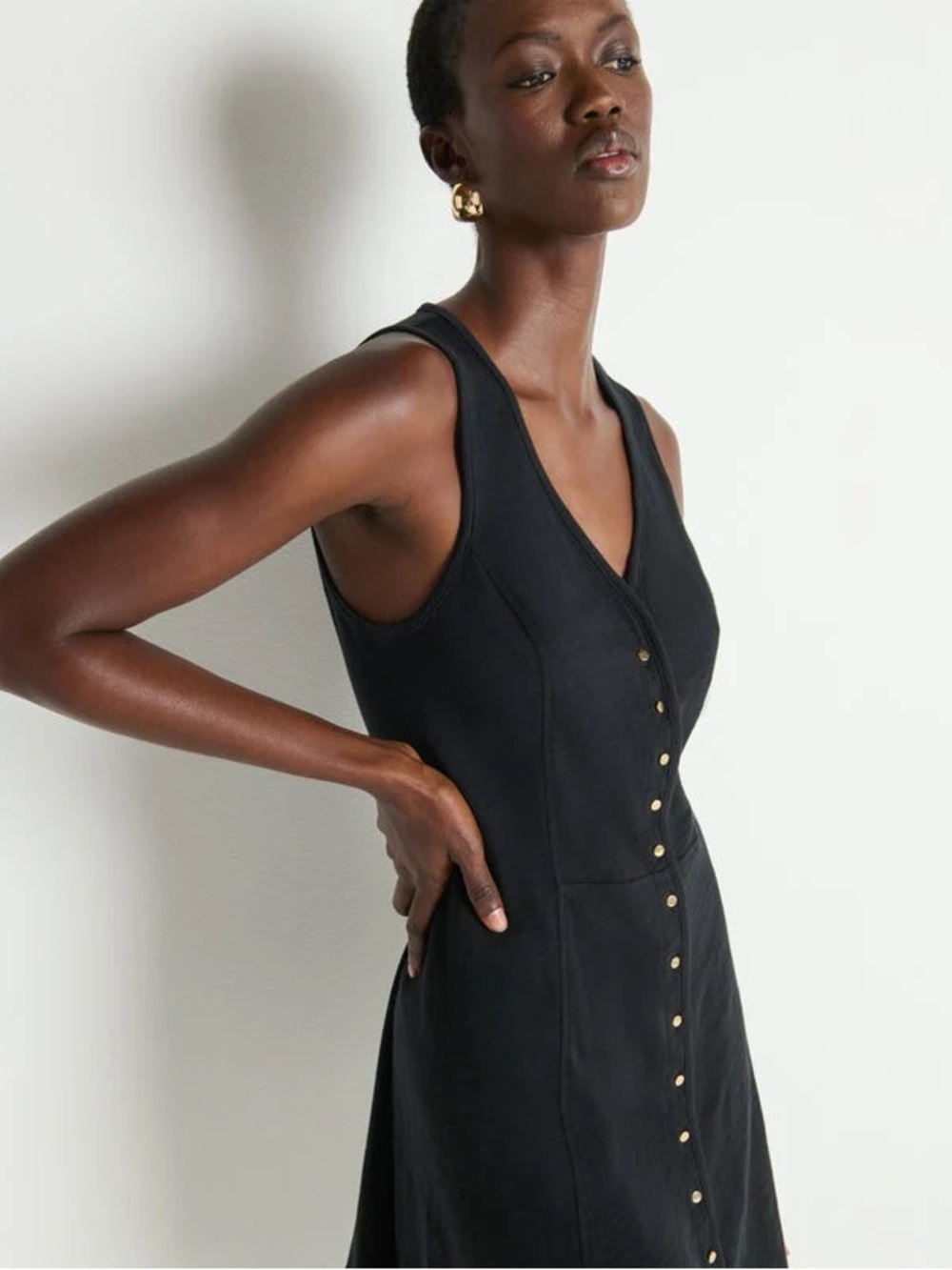 Nation LTD Tierra mini black Dress Medium